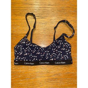 Calvin Klein Star Print Bralette-XS